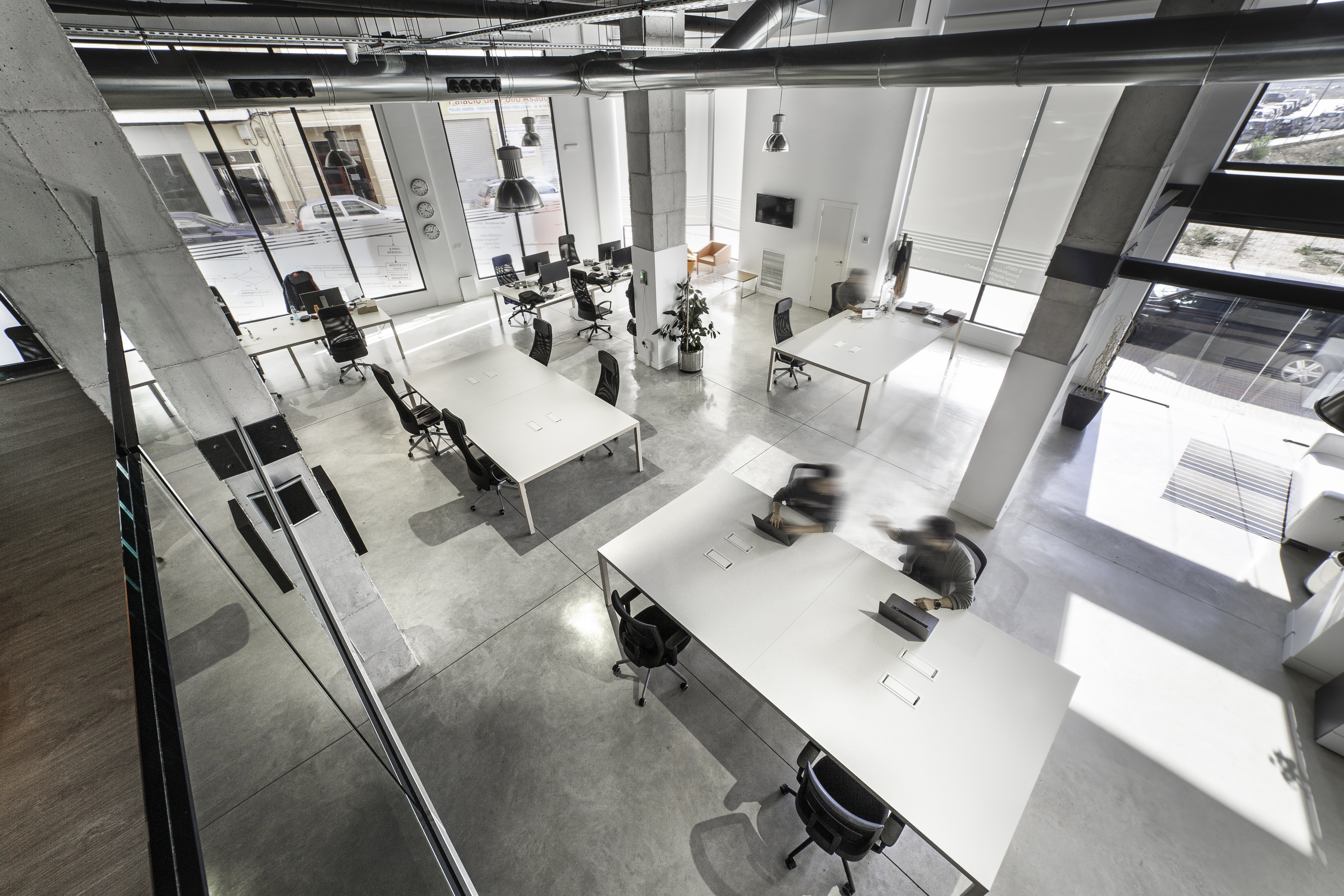 Vista cenital desde la naya